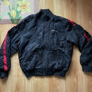 •POLO JEANS CO• Vintage Ralph Lauren Outerwear black bomber jacket